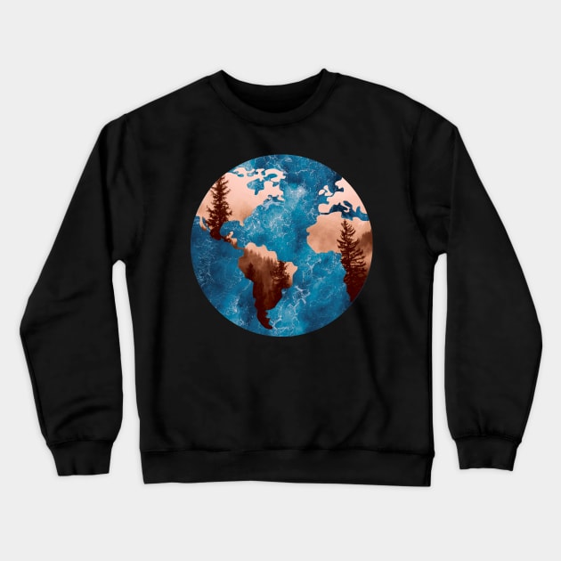 Earth!! Our Home Crewneck Sweatshirt by ZiadMeras
